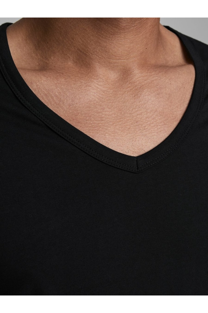 BASIC V-NECK TEE S/S NOOS 12059219 Black